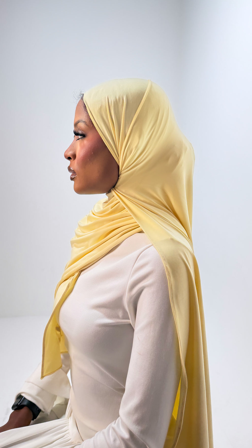 Luzíra Liquid Jersey — Butter Yellow