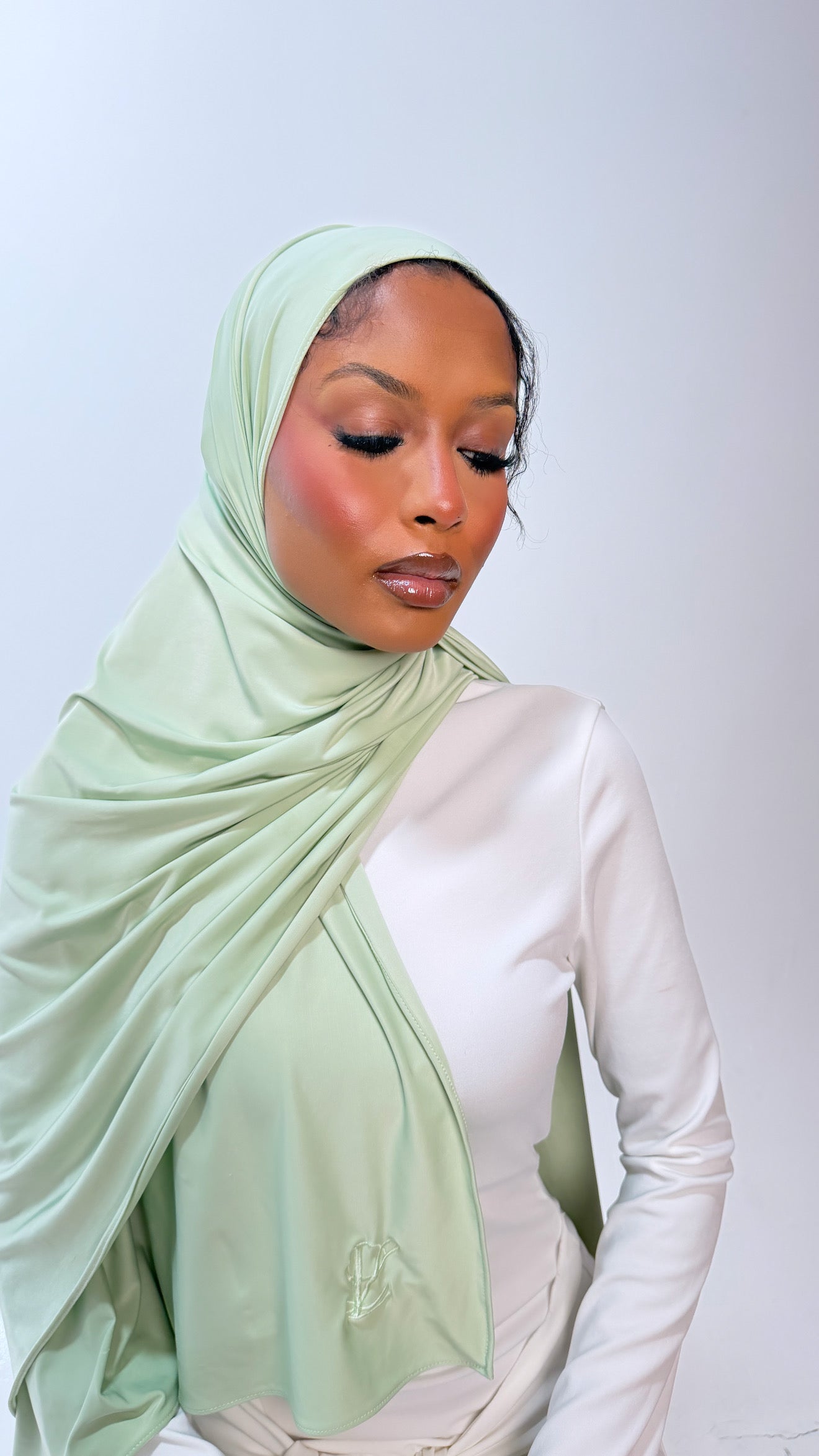 Luzíra Liquid Jersey — Matcha